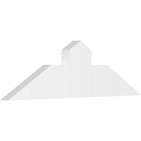 Ekena Millwork Portland Architectural Grade PVC Gable Bracket, 36"W x 10 1/2"H x 2"D x 6"F, 7/12 Pitch GBP036X11X0206POR00